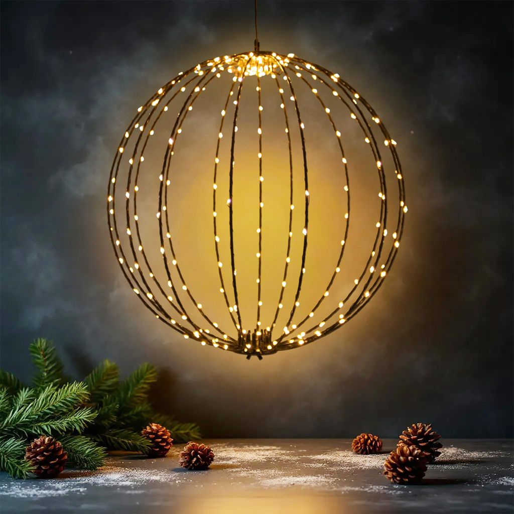 Boule lumineuse à suspendre pour l'extérieur 40 cm avec Image du produit 