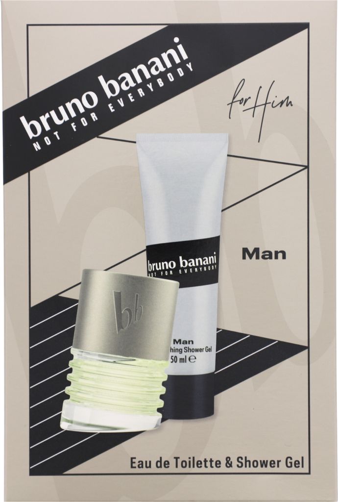 Bruno Banani Parfüm-Geschenkset Herren Man EDT 30ml + Produktbild 