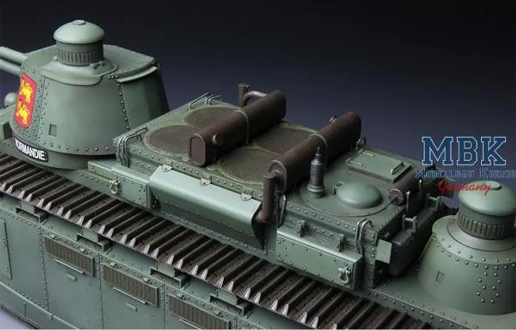 Char 2C MENG TS-009 Maquette Facile à Monter Sans Défauts de Moulage
