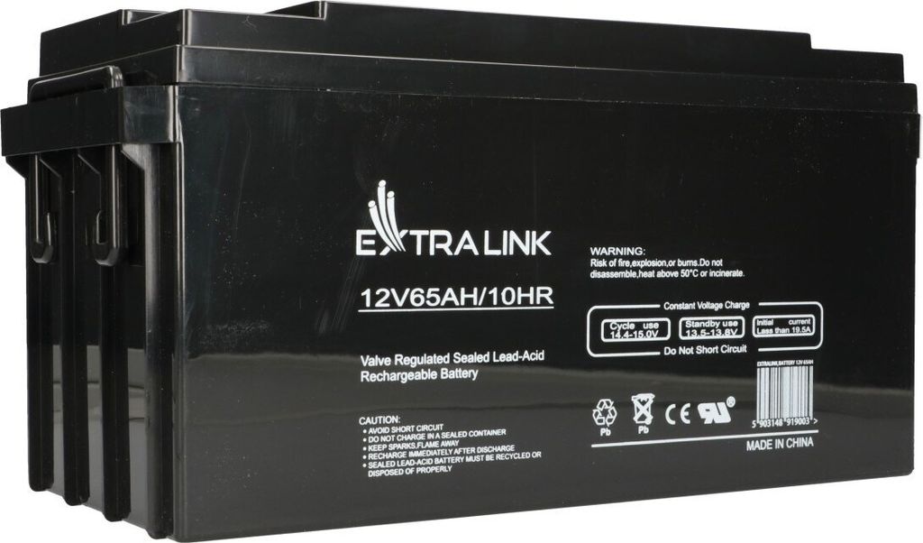 Extralink akumulátor AGM 12V 65Ah bezúdržbový Obrázek produktu 