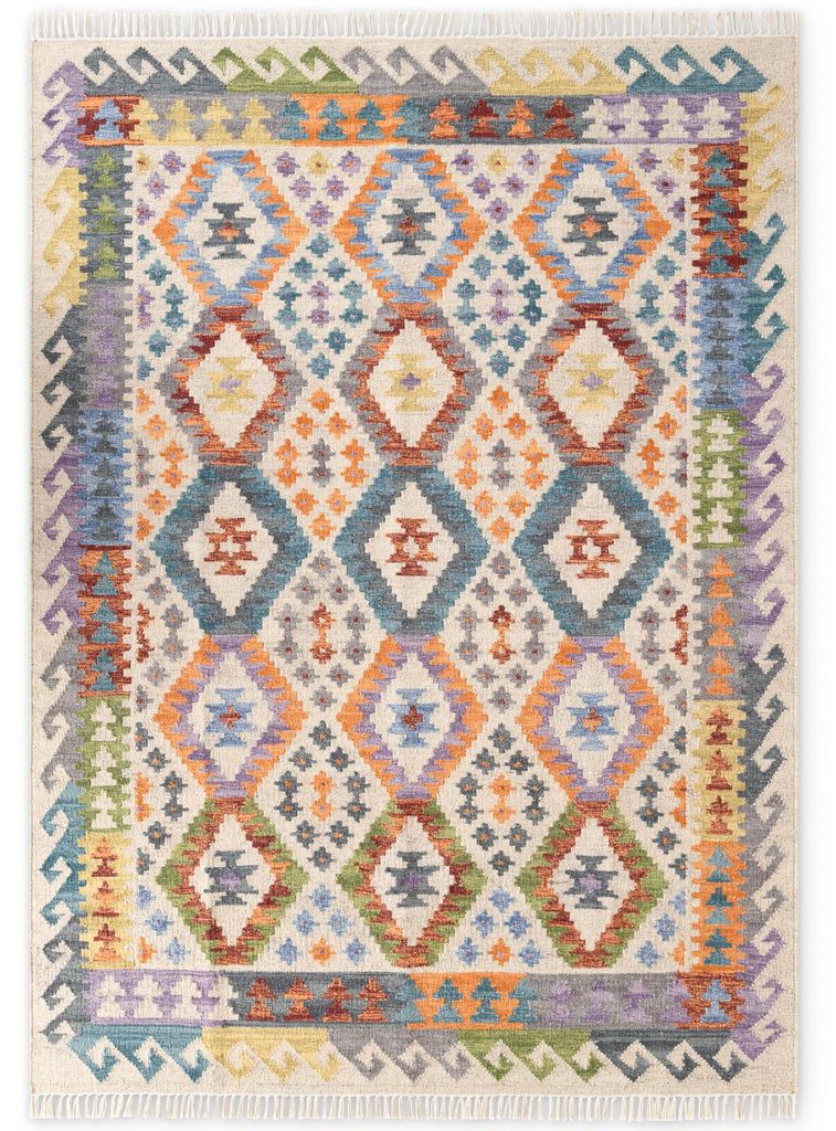 Tapis Kelim Oasis de Hanse Home, tissé à la main, en laine Image du produit 