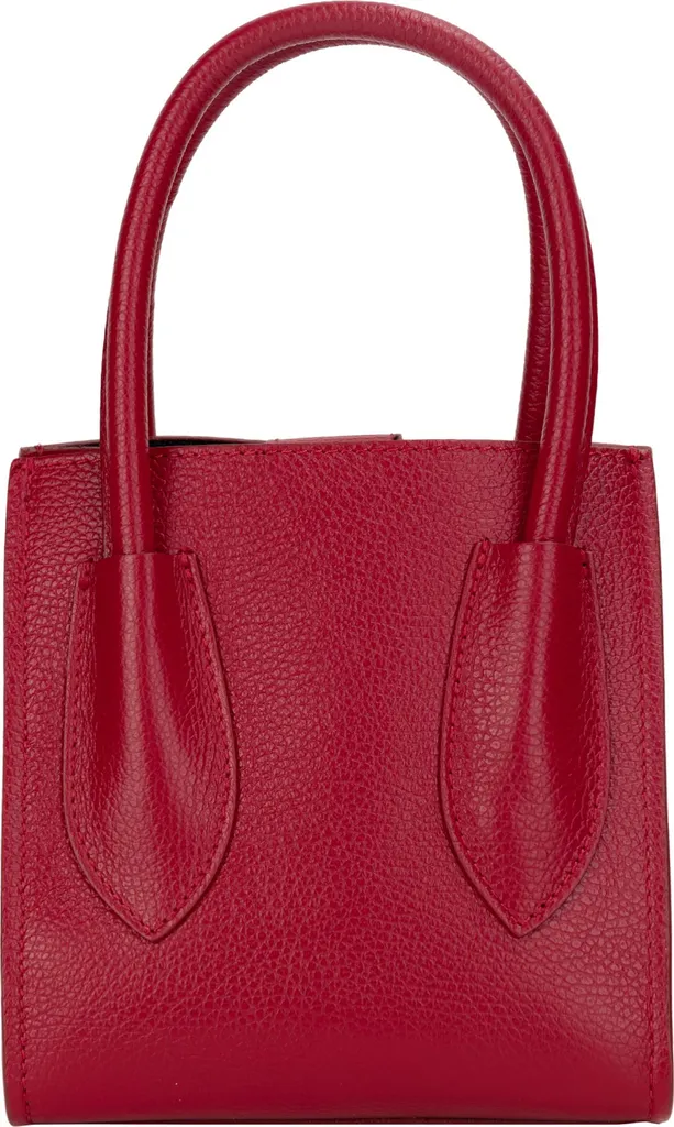FELIPA Borsa in Cuoio Rosso Rubino | Accessorio Boho per Look Romantici