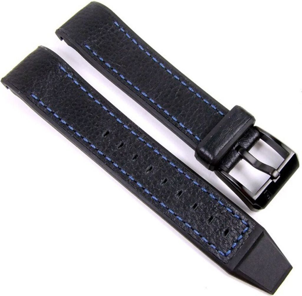 Festina Ersatzband Uhrenarmband Leder/Kautschuk Band 22mm Wasserfest F16289/6
