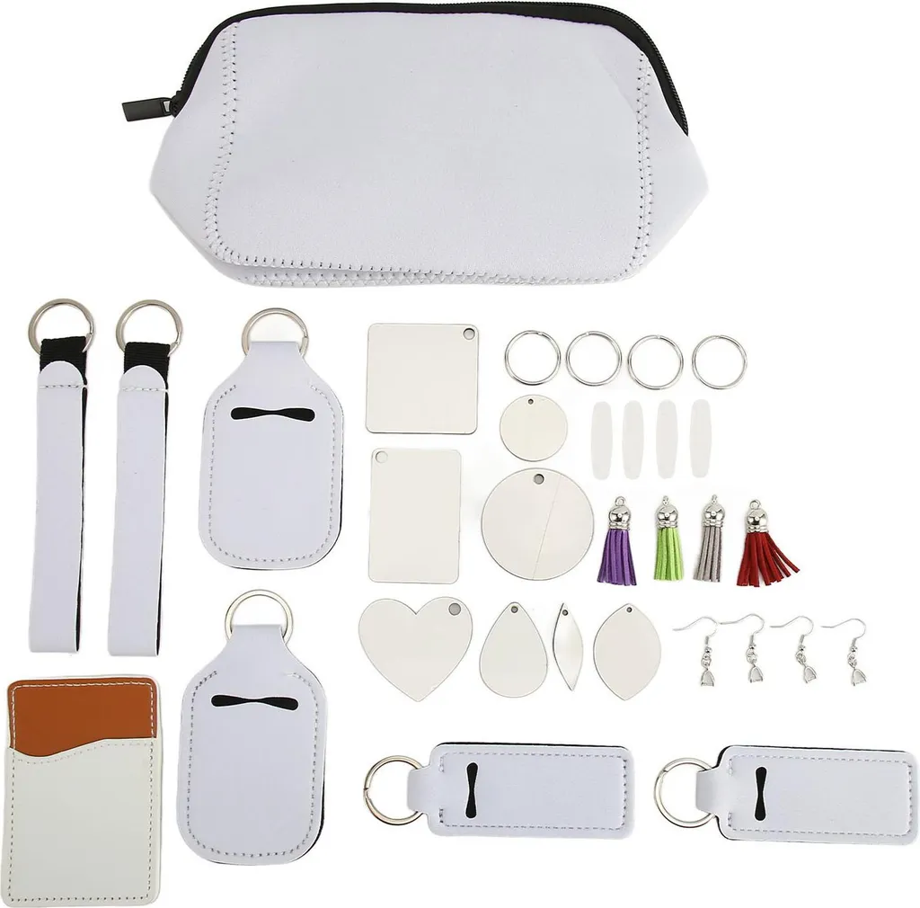 Personnalisez tout avec ce Lot de 32 Sublimation Blanks Double Face DIY