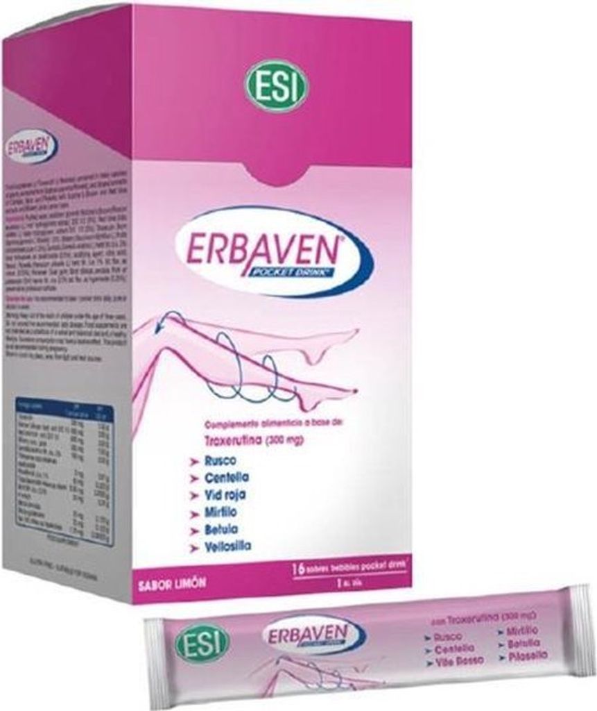 Esi Erbaven Pocket Drink 16 Sobres