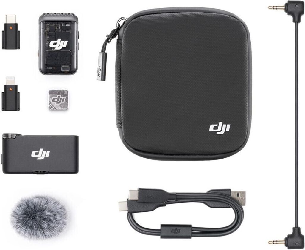 DJI Mic 2 Microfono Microphone Wireless 1 TX + 1 RX Nero Immagine del prodotto 