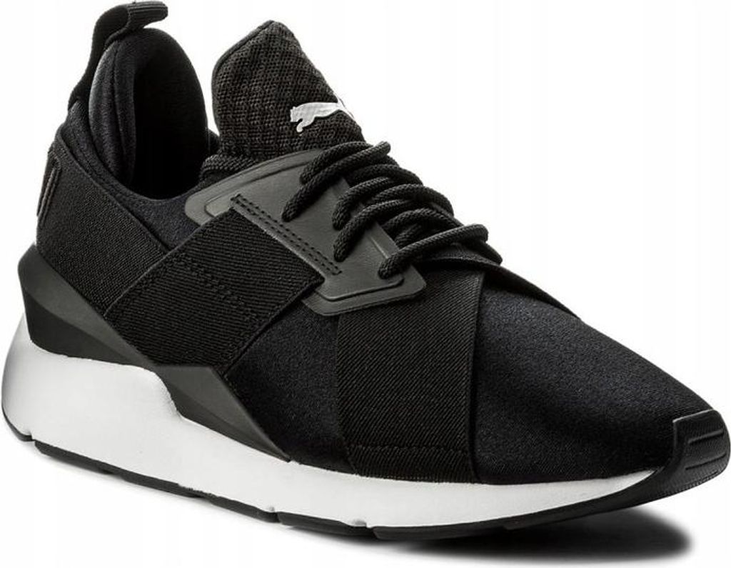 Puma Damenschuhe Muse Satin EP Wn's Schwarz 365534 03 41 Produktbild 