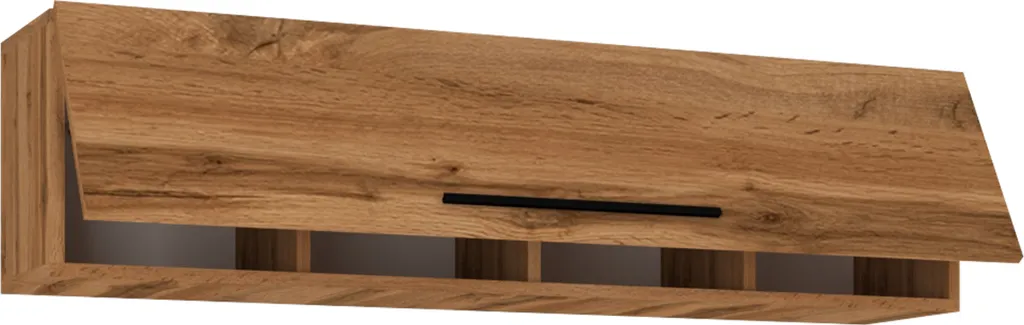 Étagère Murale de Salon Arila XL - Rangement en Bois pour Livres 115 cm