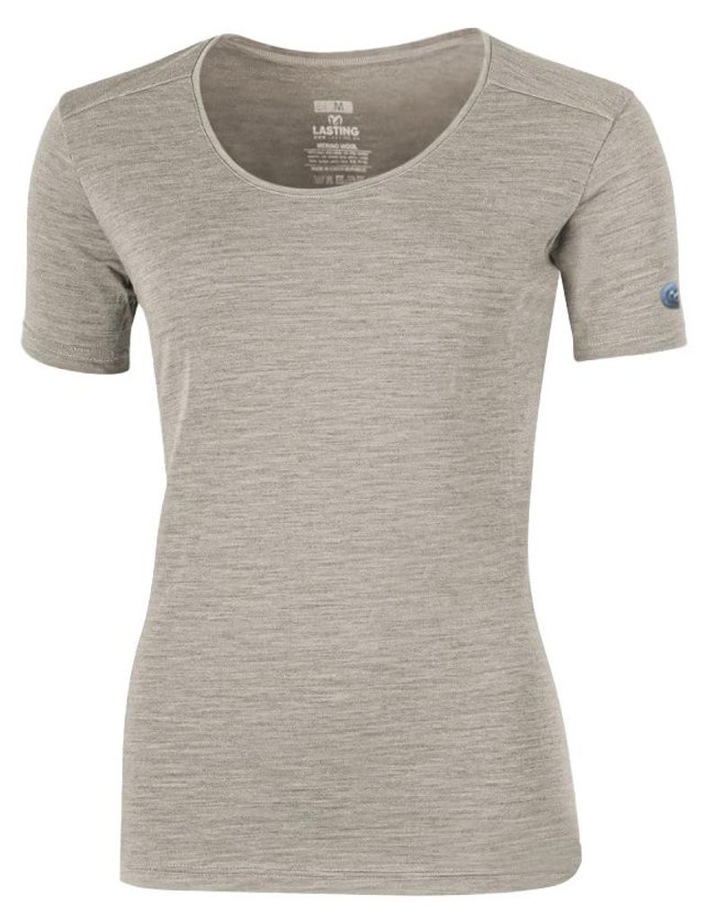 IRENA Damen Merinowoll-Kurzarm-T-Shirt