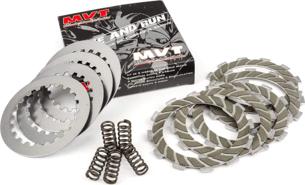 Plaquettes d'embrayage MVT S-Race : fini le patinage sur votre Derbi XL