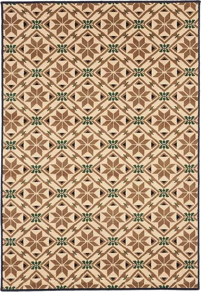 LYN49 CARODE Tapis de chambre à coucher tissé plat chic et durable