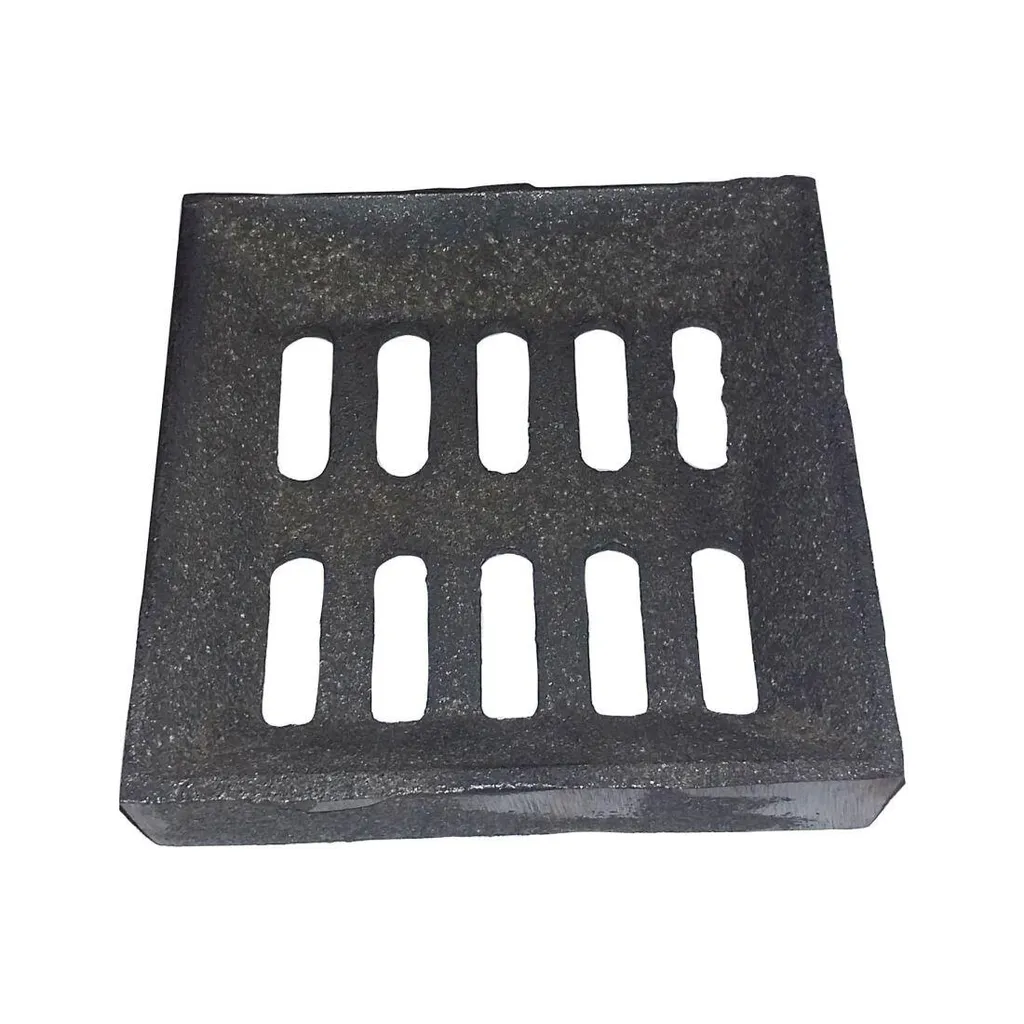 Grille de regard carrée en fonte 135x135 mm ABX - Évacuation d'eau