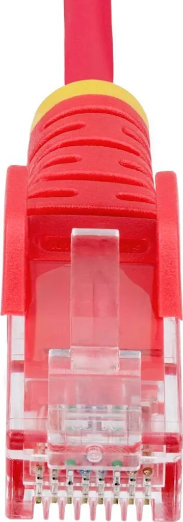 Câble Ethernet Cat6 Blindé FTP Rouge de 7m avec Protection Snagless