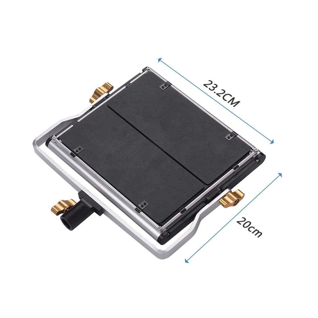 Andoer Professional LED-Videoleuchte Dimmbare 660 LED-Lampen Bicolor-Lichtpaneel 3200-5600K CRI 85+ mit U-Halterung und Barndoor-Beleuchtungssatz f...