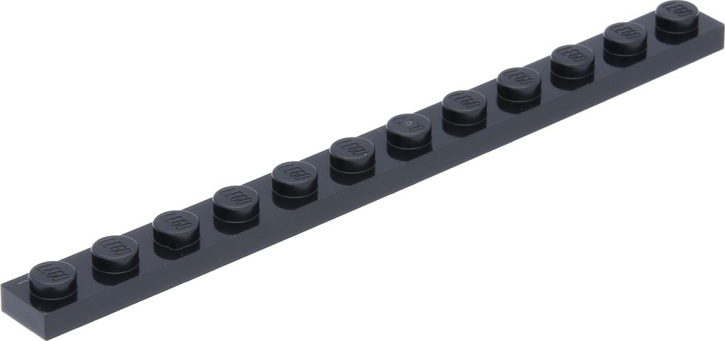 Lego 1x12 Platten 60479 - 50 Stück Schwarz