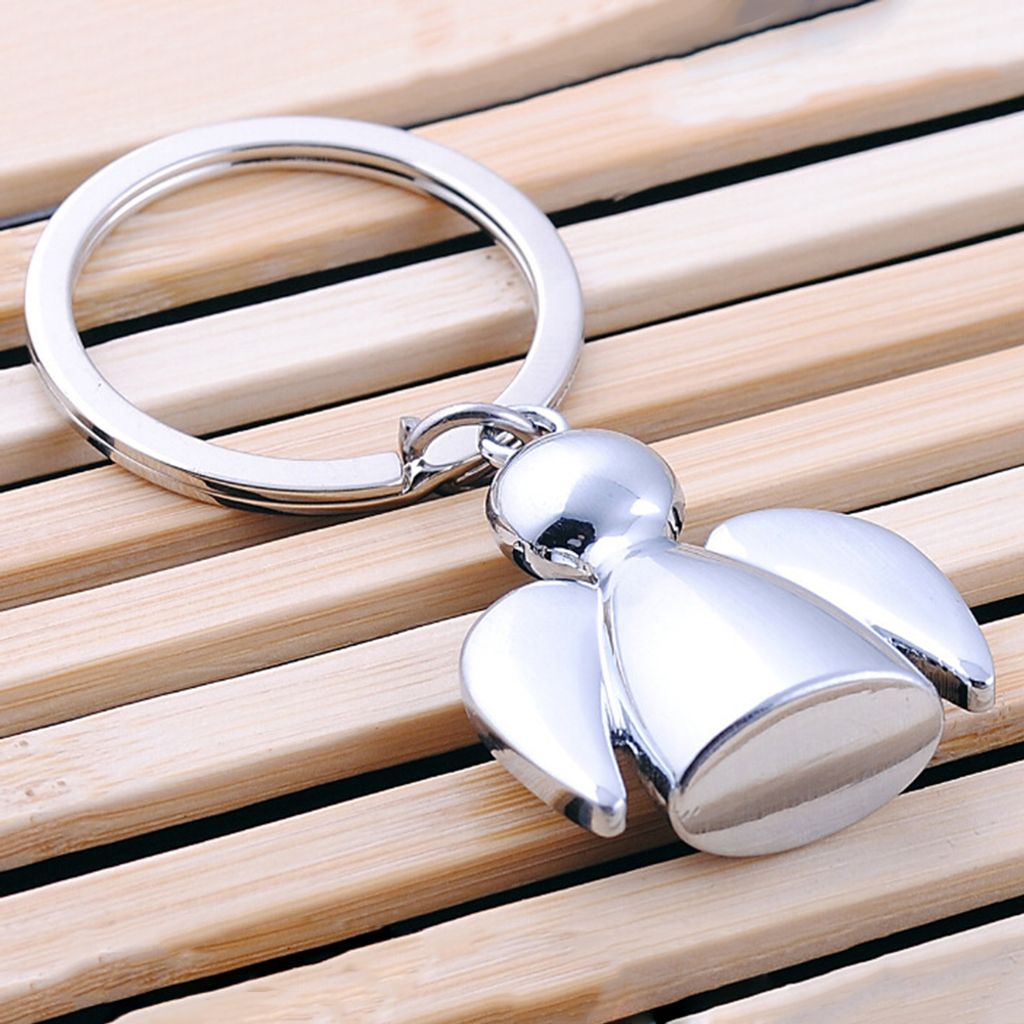 Niedlicher Metall-Engel-Anhänger, Schlüsselanhänger, Schlüsselanhänger, Herren, Damen, Rucksack, Ornament, Geschenk