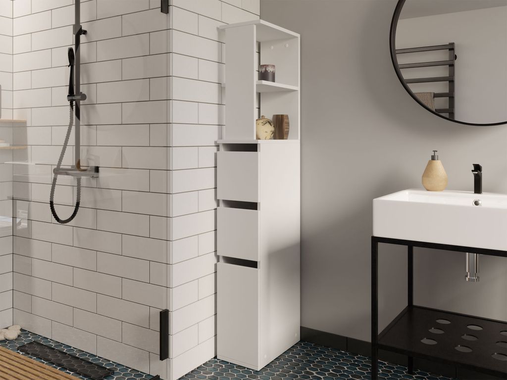 MIRJAN24 Badezimmerschrank Roza, Badmöbel, Schrank, Regal, Produktbild 4