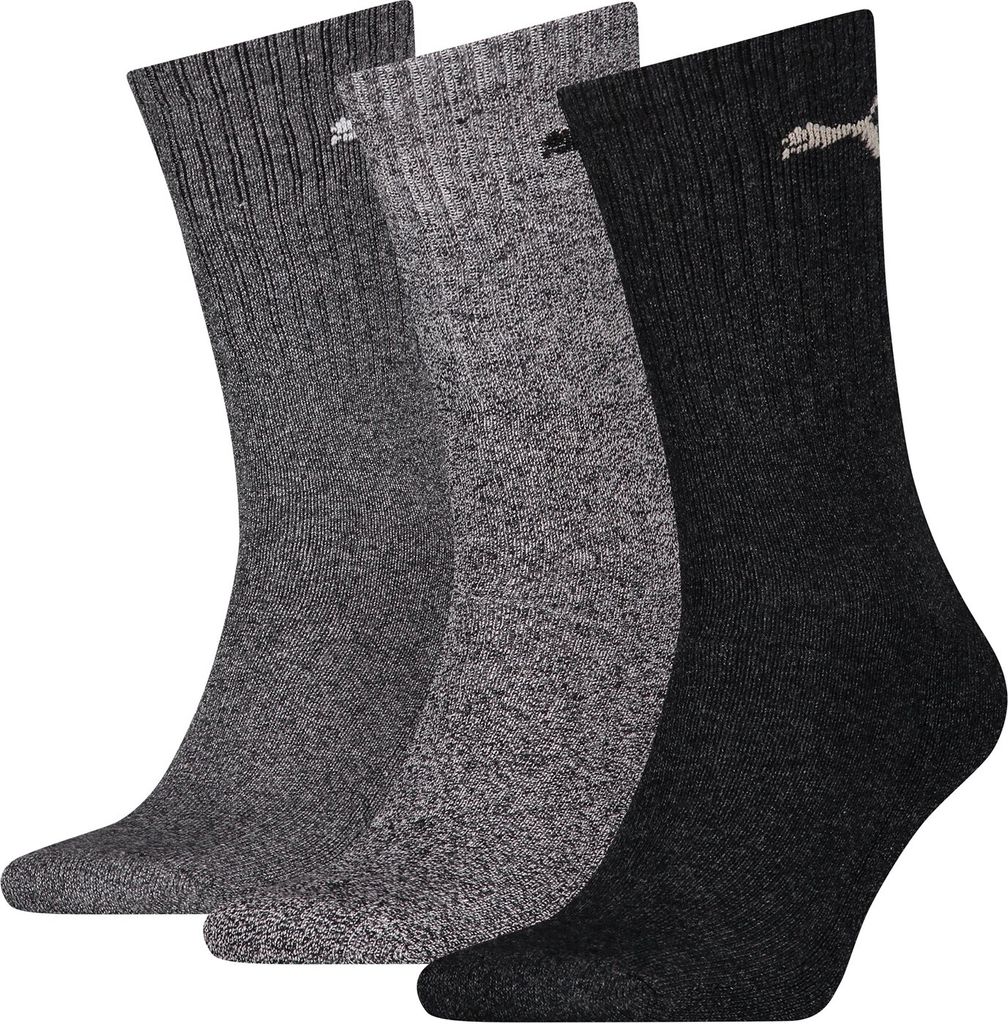 PUMA CREW SOCK CUSHIONED SOLE SPORT Pack de 3 chaussettes Image du produit 