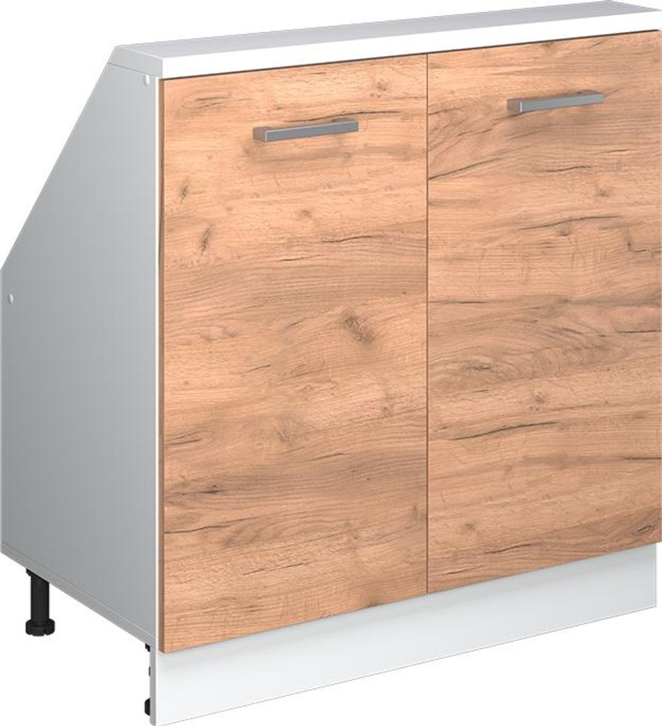 Vicco Dachschrägenschrank Rion, mit 2 Türen, Goldkraft Produktbild 