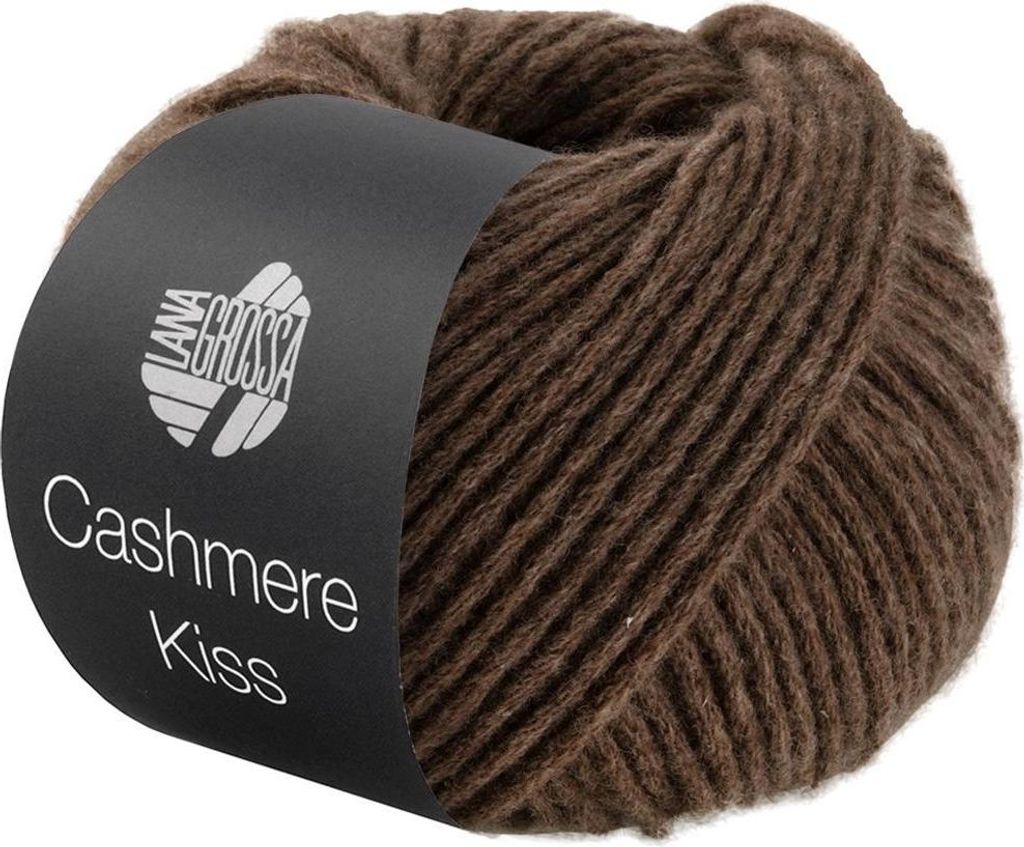 Lana Grossa - Cashmere Kiss 0102 graubraun Produktbild 