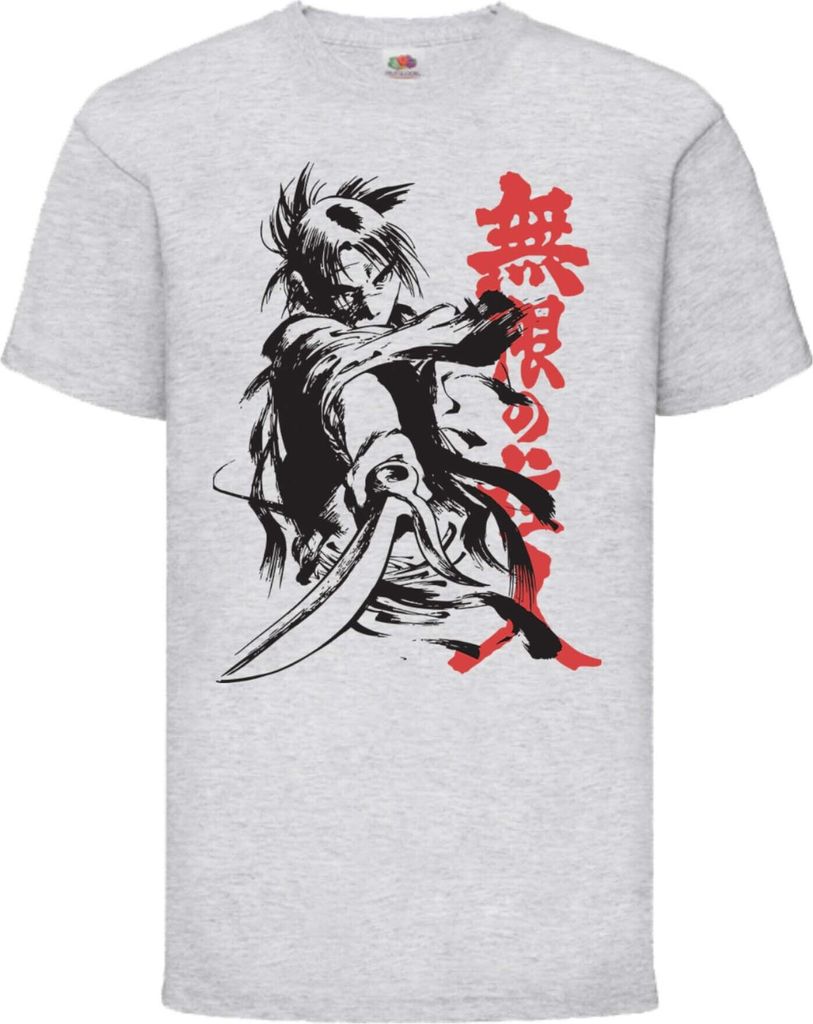 Kinder T-Shirt Blade Of The Immortal Samurai Immortal Samurai, 3-4 Jahr - 104 / Grau