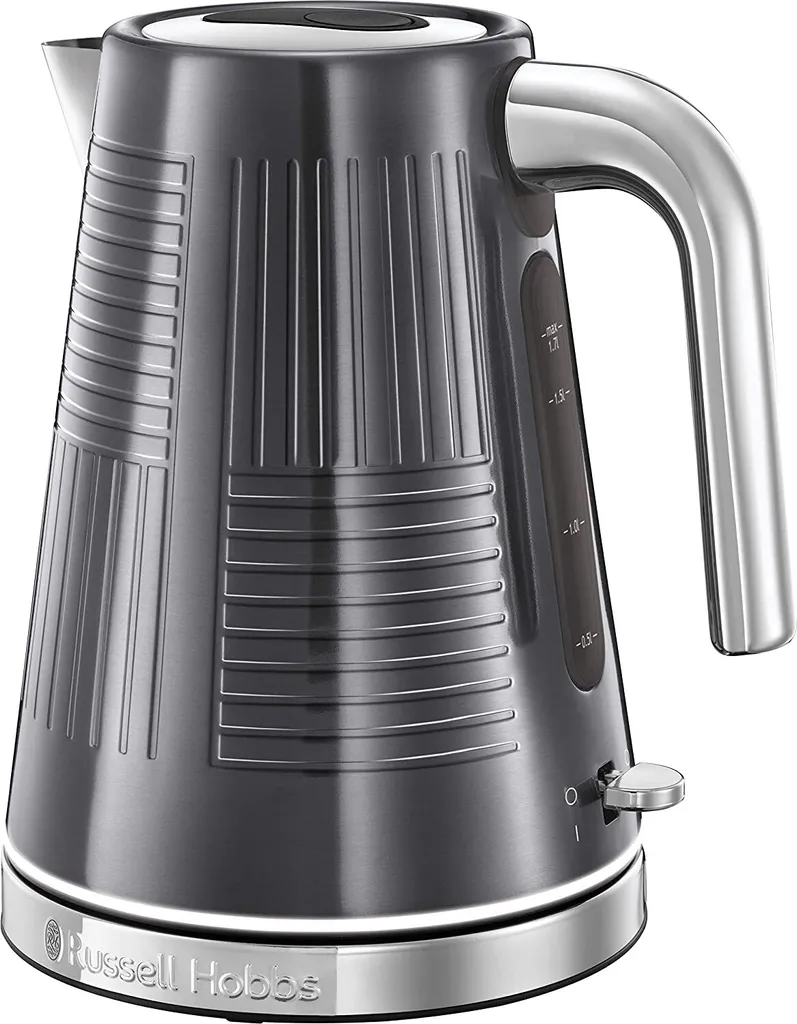 Russell Hobbs Bollitore Geo Steel: Perfetto per Tè e Tisane in Famiglia