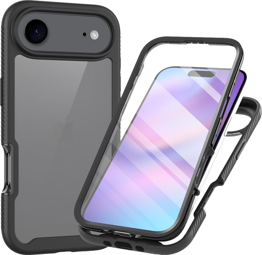 Hülle Apple iPhone Air Schutzhülle - Cazy - Schwarz Produktbild 