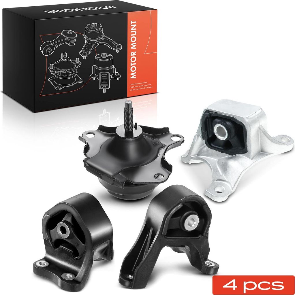 Frankberg 3x Motorlager+1x Differentiallager Vorne und Hinten für Honda CR-V II RD 2.4L
