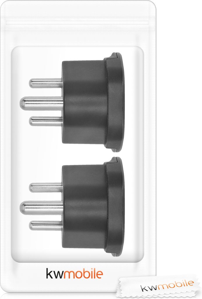 2x Reiseadapter Typ-D - Reise Adapter zu Typ D Steckdose in Produktbild 5