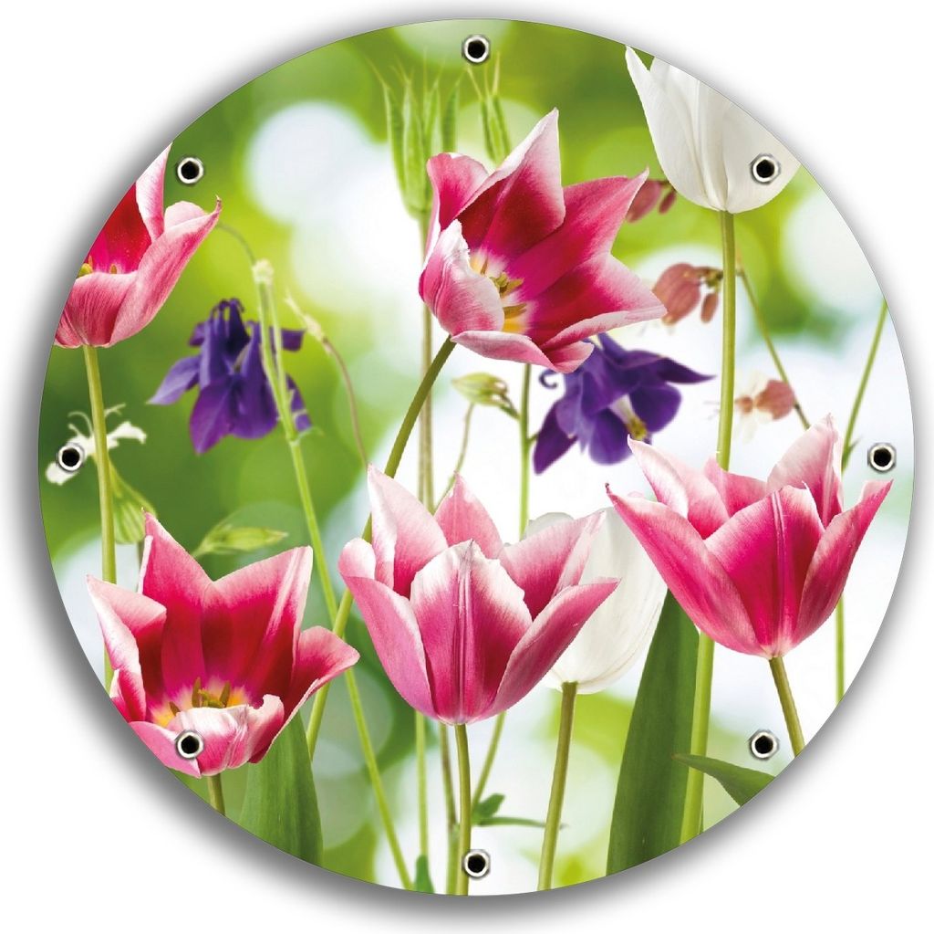 Wallario rundes Outdoor-Poster für Garten oder Balkon, Produktbild 