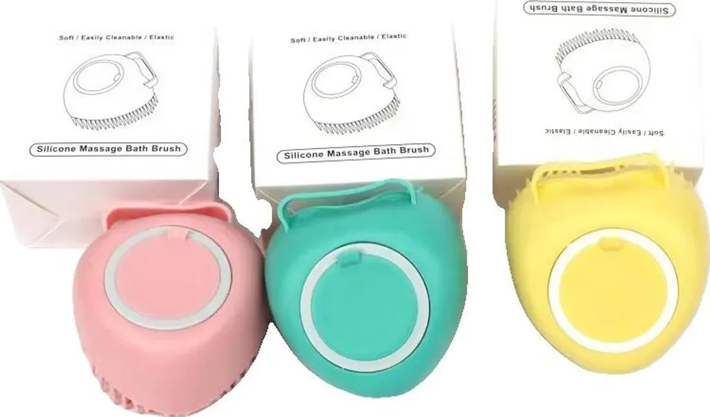Brosse de bain anti-bactérienne rose : fini les éponges qui moisissent