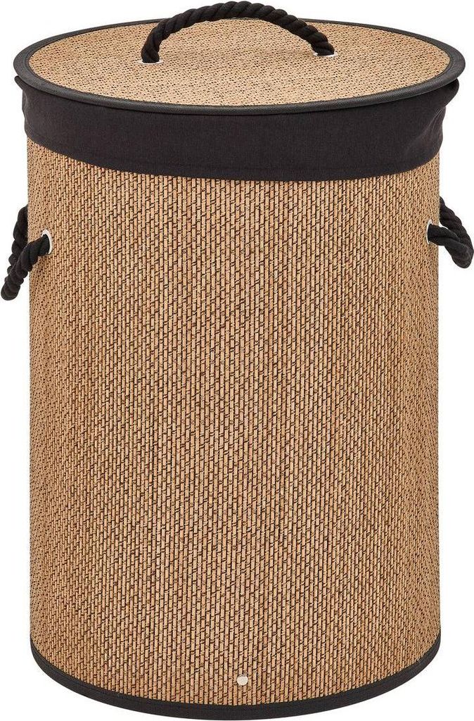 Wäschekorb stemy 48l schwarz und beige - 5 five simply smart