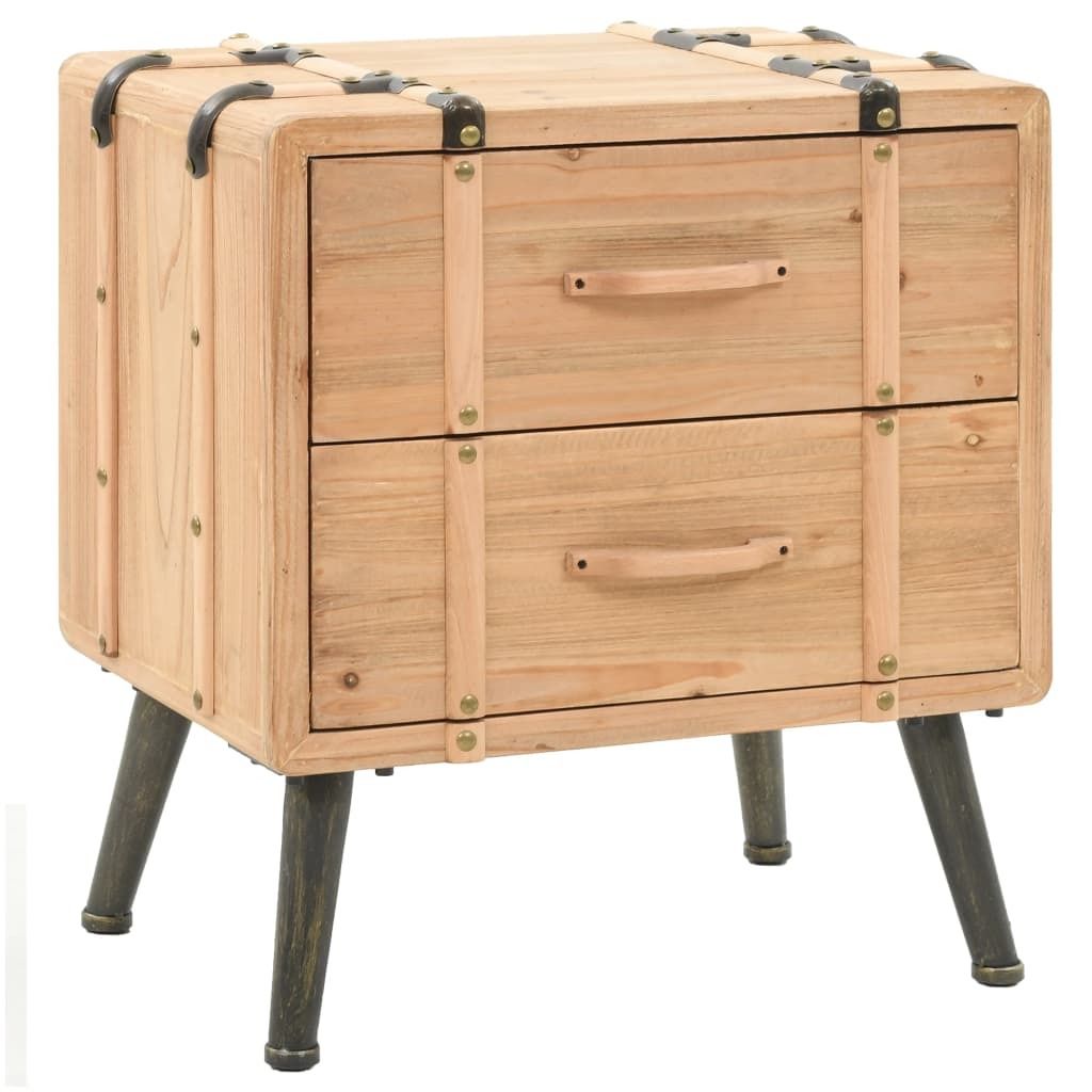 "im Angebot" Nachttisch/Nachtschrank - mit Reichlich Stauraum - Massivholz Tanne 50x35x57 cm - Beistellschrank CC1690