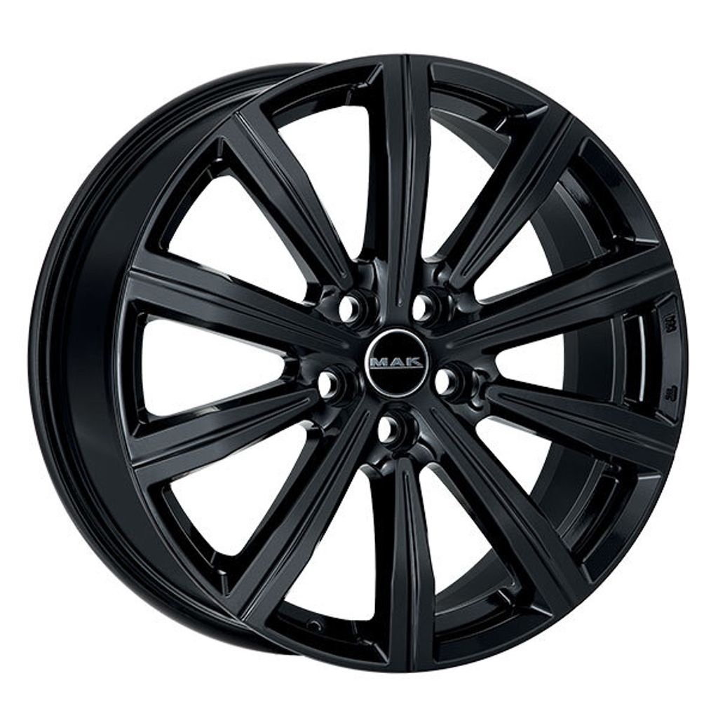 Jantes en alliage MAK BIRMINGHAM 9.5x22 5x120 ET 49 NOIR Image du produit 
