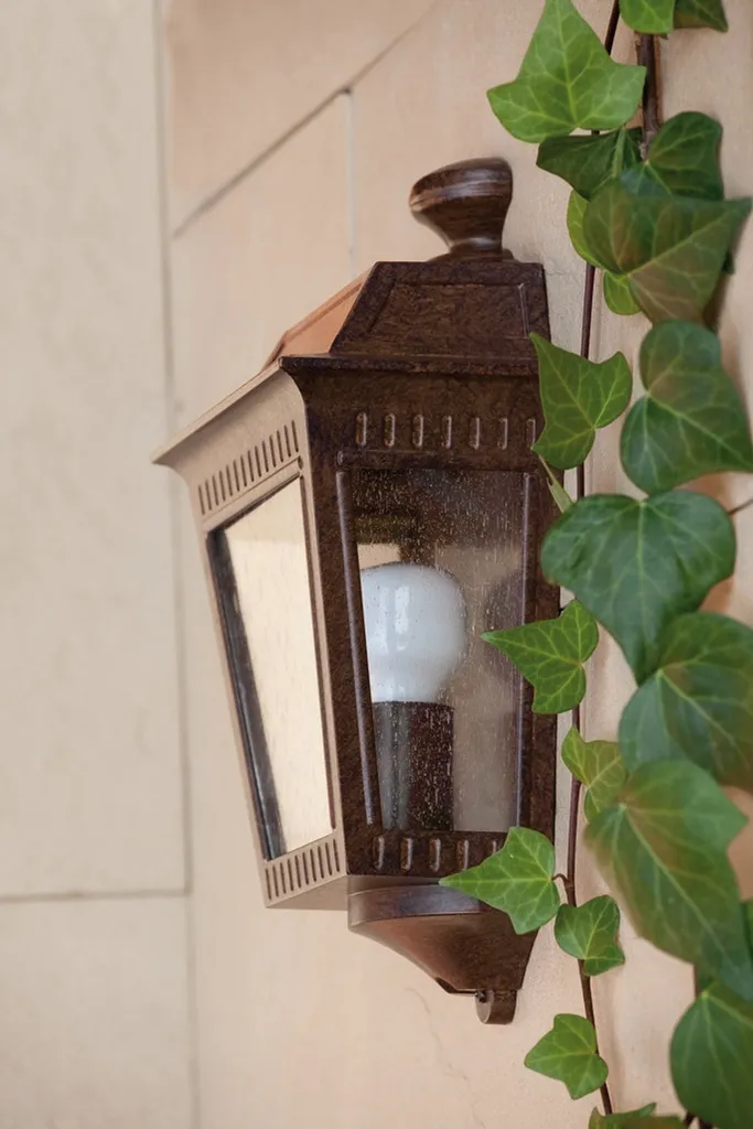 Applique extérieure ARGOT IP44 brun foncé luminaire design jardin E27