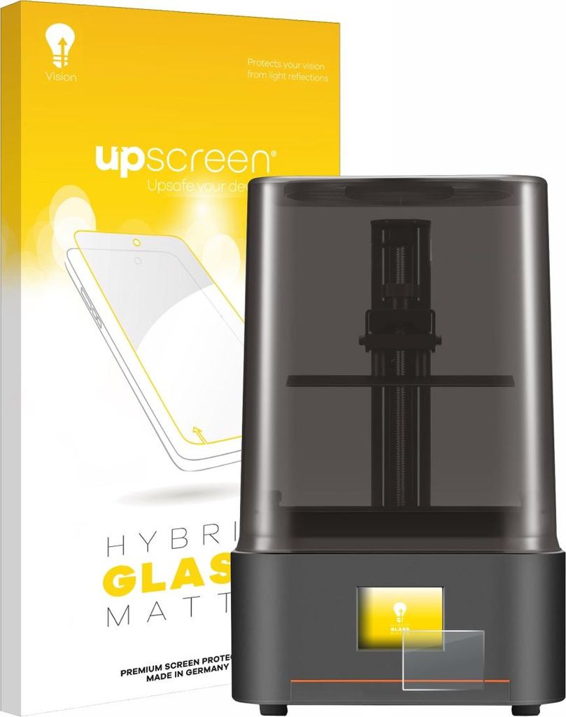 upscreen Entspiegelungs Schutzglas für Anycubic Photon Mono 4 Schutzfolie Panzer Folie Glas Display Schutz matt