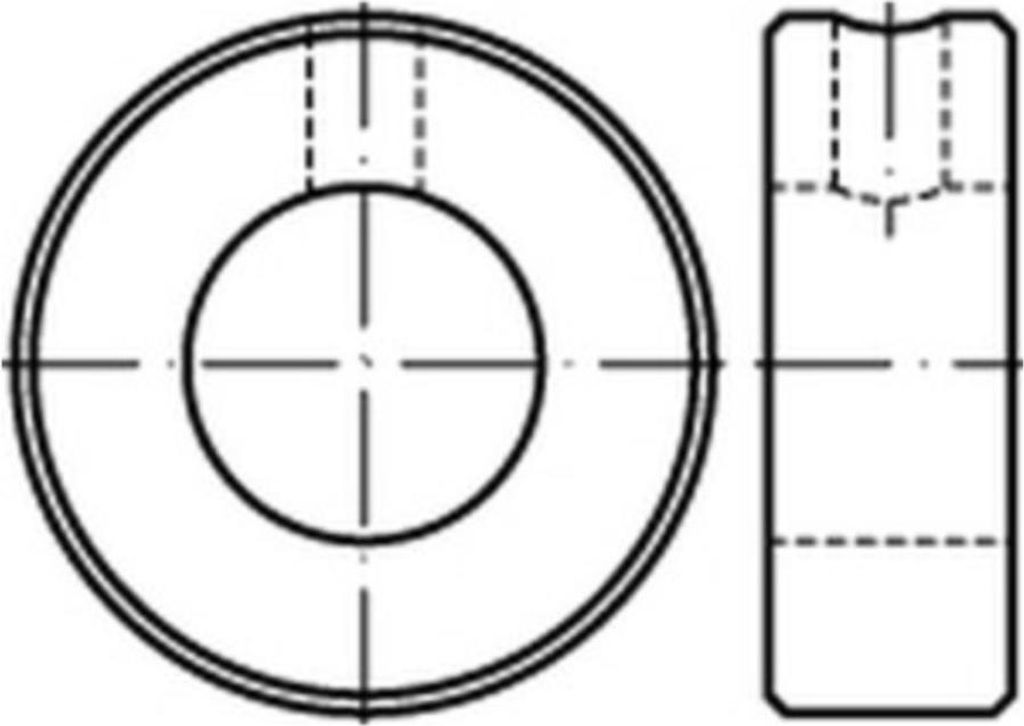 Reyher Stellringe DIN 705 Stahl B 15 (10 Stück)