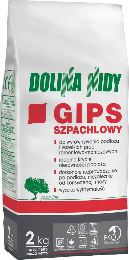 Nida Valley Gipskitt 2 kg hellgrau