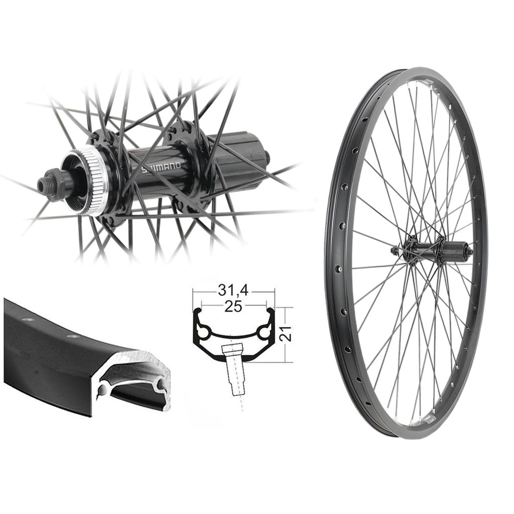 Bärwinkels Hinterrad 28/29 Zoll Andra40 25-622 Disc Produktbild 