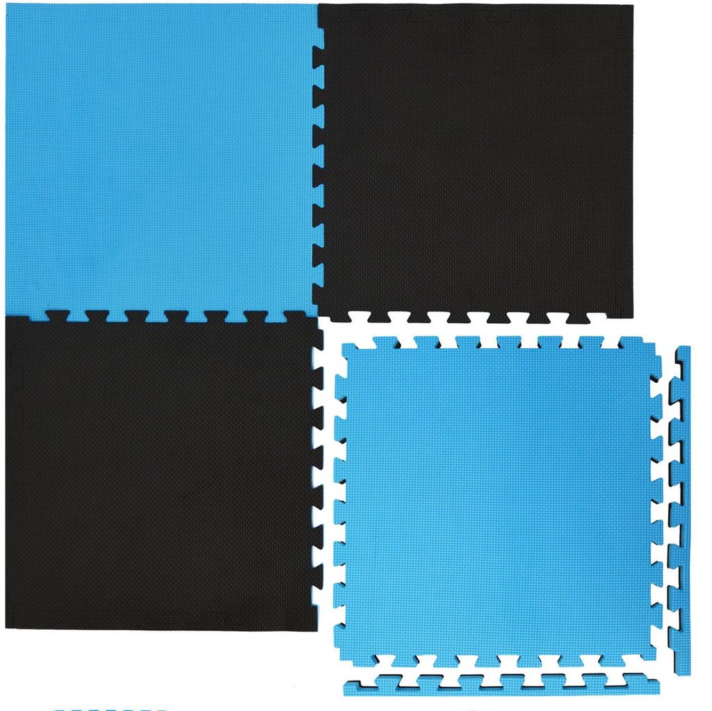 4 cm Dick: 1m² Bodenschutz Fitnessmatte - 4 Sportmatten 50 Produktbild 