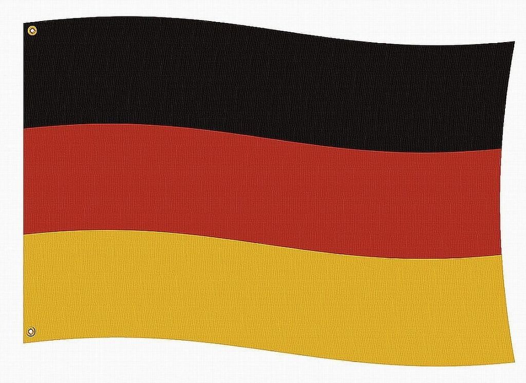 2 x bandiera Bandiera Germania, circa 90 x 150 cm Immagine del prodotto 