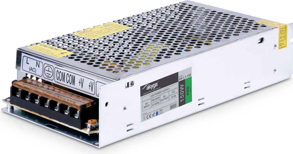 Akyga AK-L1-150 LED Netzteil Schaltnetzteil Trafo Treiber Driver 150W 12V 12.5A