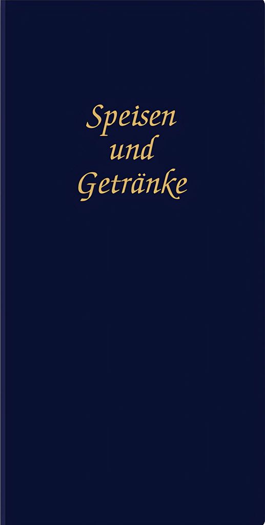 Adina Speisekarte Menümappe 1/2 A4 dunkelblau