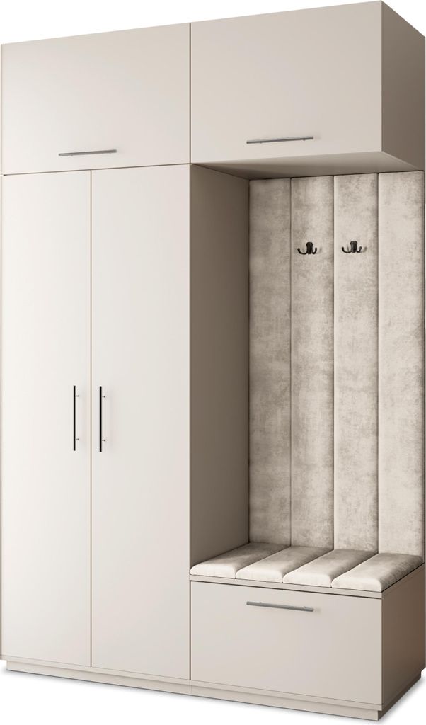 Masseno Garderobe-Set REMA 150/240/60 cm Modern Produktbild 