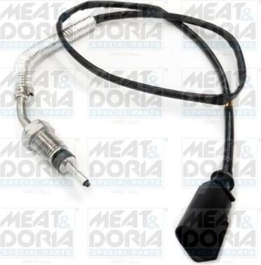 MEAT & DORIA 12043 Sensore temperatura gas di scarico OE 03L906088BK compatibile con Touran, Tiguan, Scirocco, Passat CC, Passat 3B, Passat 3C, Passat Alltrack, Jetta, Golf VI, Golf V, Golf Plus, EOS, CC, Caddy, Beetle, Yeti, Superb, Octavia, Leon, Ibiza, Altea XL, Altea, A3 8P