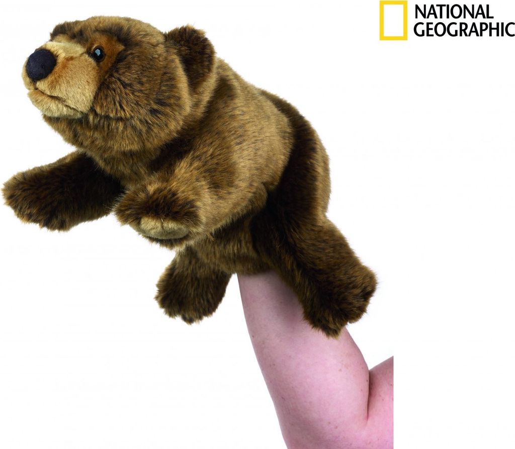 Orso Grizzly peluche pupazzo a mano 90428 Immagine del prodotto 