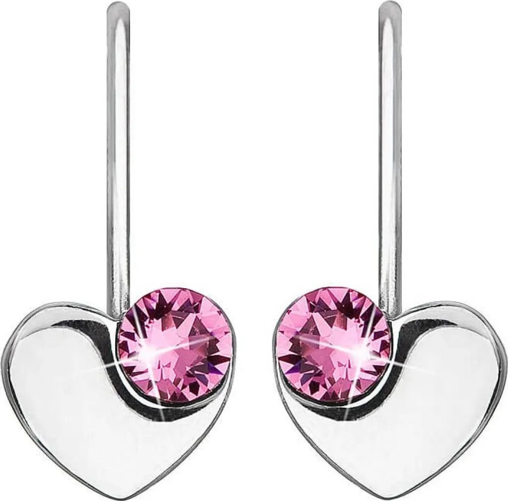 Orecchini Cuore Argento 925 Rose 31299.3: Eleganza Artigianale Italiana