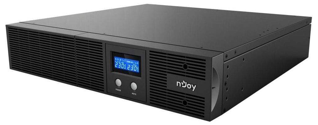 Rackmontierbare USV nJoy, Anser 1500, 1500 VA/900 W, line-interaktiv, reine Sinuswelle, ohne Batterien
