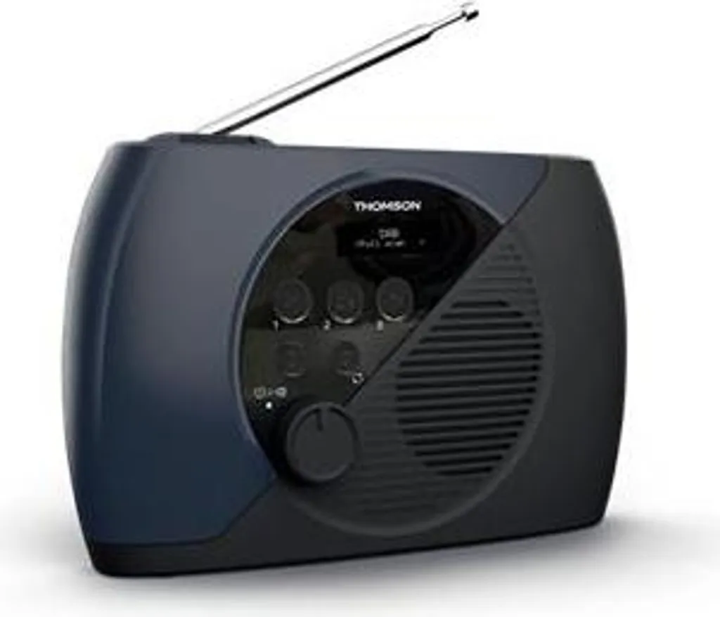 Radio numérique DAB+ et FM Thomson RT350DAB noire avec enceinte Bluetooth