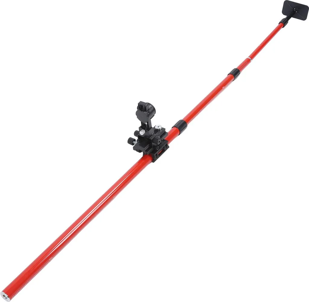 Jalon 4m ajustable en aluminium télescopique ultra léger et pivotant